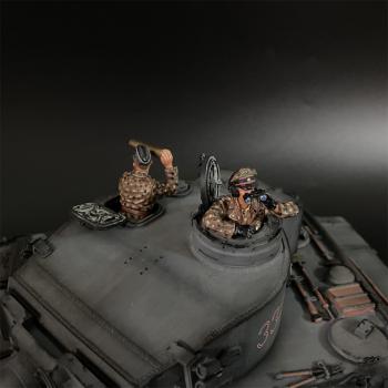 Waffen SS Camouflage Tank Crew Set, Battle of Normandy--two figures Waffen SS Camouflage Tank Crew Set, Battle of Normandy--two figures #46632