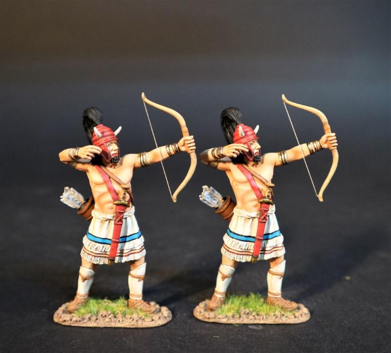 Greek Archers (blue stripe on skirt), The Greeks, The Trojan War--two figures #1
