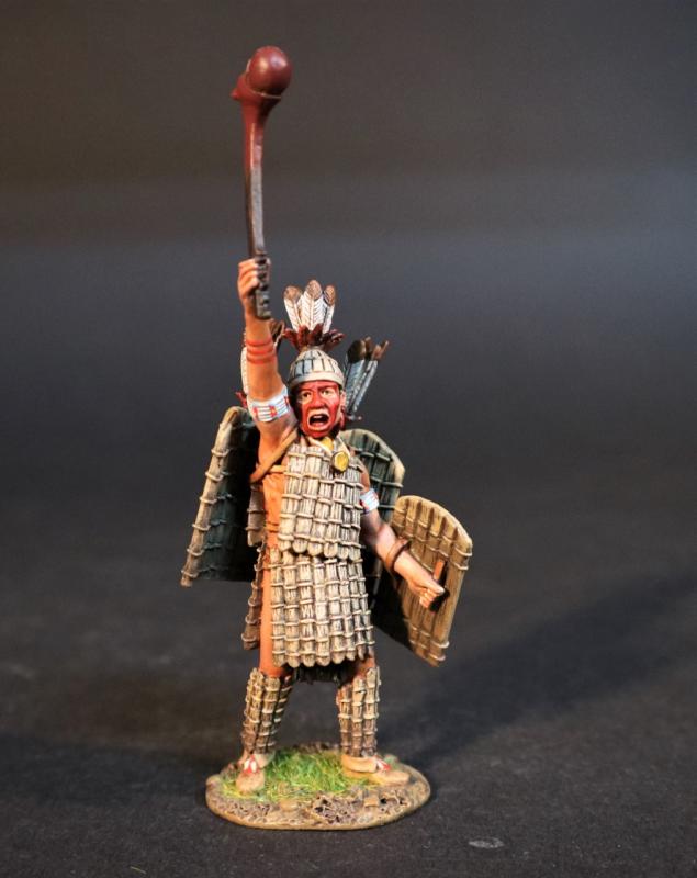 Iroquois Armoured Warrior (club and shield), The Beaver Wars, 1640-1701, The Conquest of America--single figure #1