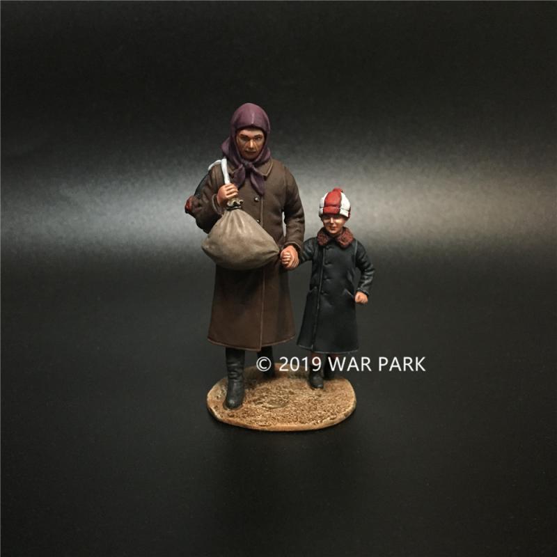 Woman with a Boy B--two figures on single base #2