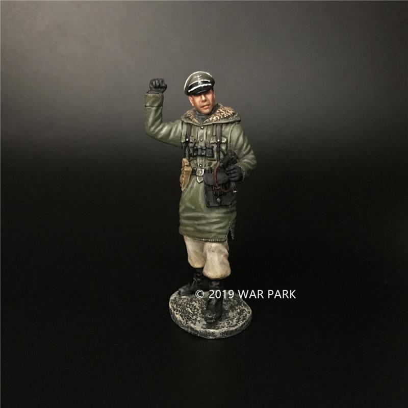 LSSAH Officer with a MP40 (right fist raised), Battle of Kharkov--single figure #1