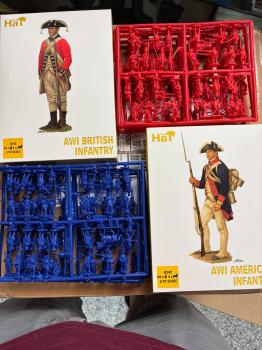 AWI American And British Infantry