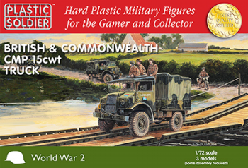 1/72nd British and Commonwealth CMP 15cwt truck (Red Box) -- SIX IN STOCK! #0