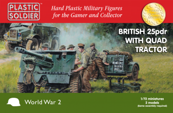 1/72nd 25pdr and Morris Tractor--TWO IN STOCK. #0
