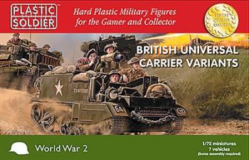 1/72nd British Universal Carrier Variants (Red Box)--makes seven Universal Carrier models--ONE IN STOCK. #0